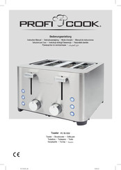 Proficook PC-TA 1252 Bedienungsanleitung