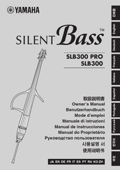 Yamaha SILENT Bass SLB300 PRO Benutzerhandbuch