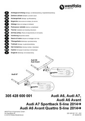 Westfalia Automotive 305 428 600 001 Montage- Und Betriebsanleitung