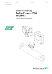 Endress+Hauser Proline Promass I 500 Betriebsanleitung