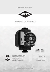 WITA Delta UP 70 PWM Serie Original Einbau- Und Betriebsanleitung