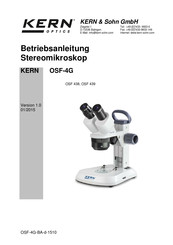 KERN OSF-4G Betriebsanleitung