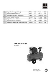 Schneider Airsystems UNM 260-10-50 WX Original Bedienungsanleitung