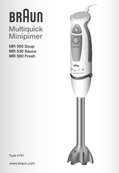 Braun MR 530 Sauce Bedienungsanleitung