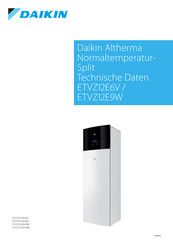 Daikin Altherma 3 H MT F ETVZ12E6V Technische Daten