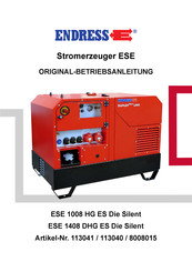 Endress 113040 Originalbetriebsanleitung