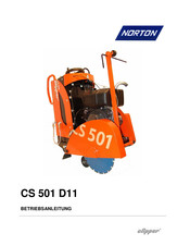 Norton Clipper CS 501 D11 Betriebsanleitung