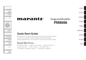 Marantz PM8006 Kurzanleitung