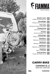 Fiamma CARRY-BIKE CARAVAN XL A Montage- Und Gebrauchsanleitung