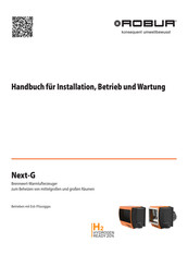 Robur Next-G75 Handbuch Für Installation, Betrieb Und Wartung