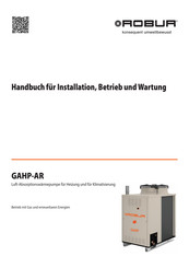 Robur GAHP-AR serie Handbuch Für Installation, Betrieb Und Wartung