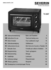 Severin TO 2067 Gebrauchsanweisung