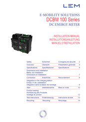 LEM DCBM 100 Serie Installationsanleitung