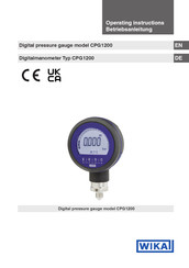 WIKA CPG1200 Betriebsanleitung