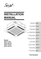 Siesta ACQ 140 DV1 Installationshandbuch