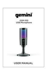 Gemini GSM-100 Bedienungsanleitung