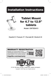 Tripp Lite DMTBD413 Installationsanleitung