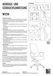 Topstar W250 Montage- Und Gebrauchsanweisungen