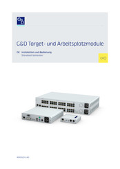 G&D DVI-CON-2-Fiber Installation Und Bedienung