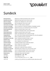 Duravit Sundeck 700128 Montageanleitung
