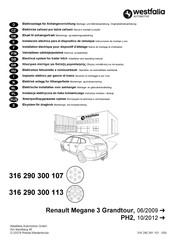 Westfalia Automotive 316 290 300 107 Montage- Und Betriebsanleitung