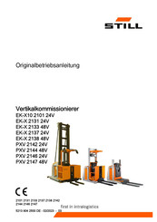 Still EK-X 2131 24V Originalbetriebsanleitung