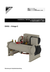 Daikin DWSC Serie Installations- Betriebs Und Wartungshandbuch