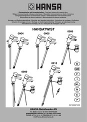 Hansa TWIST 0906 Montage- Und Bedienungsanleitung