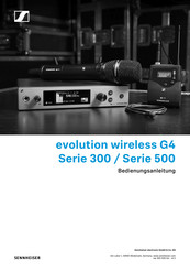 Sennheiser evolution wireless G4 500-Serie Bedienungsanleitung