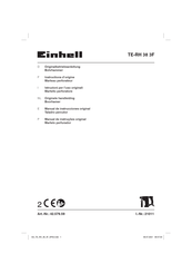 EINHELL TE-RH 38 3F Originalbetriebsanleitung