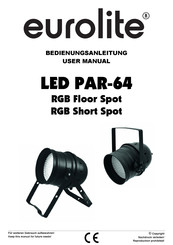 Eurolite LED PAR-64 Bedienungsanleitung