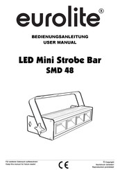 EuroLite LED Mini Strobe Bar Bedienungsanleitung