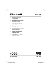EINHELL 44.620.00 Originalbetriebsanleitung