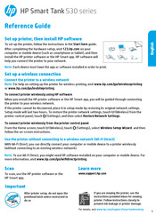 HP Smart Tank 530-Serie Kurzübersicht