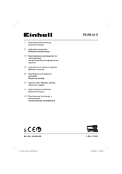 EINHELL 44.620.00 Originalbetriebsanleitung