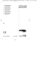 EINHELL PWS 115 Bedienungsanleitung