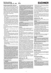 Euchner TZ AS1 Serie Betriebsanleitung