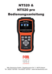 MAL-Electronics Foxwell NT520 pro Bedienungsanleitung