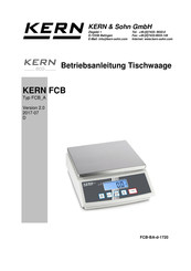 KERN FCB 8K-4A Betriebsanleitung