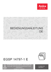 Amica EGSP 14797-1 E Bedienungsanleitung