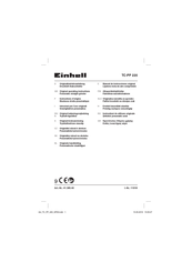 EINHELL TC-PP 220 Originalbetriebsanleitung