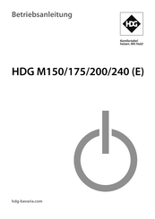 HDG M200 Betriebsanleitung