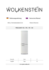 Wolkenstein WKG265RT SP Bedienungsanleitung
