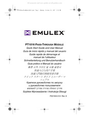 Emulex PT1016 Schnellanleitung Und Benutzerhandbuch