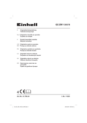 EINHELL GC-DW 1300 N Originalbetriebsanleitung