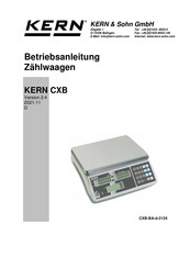 KERN CXB 30K2 Betriebsanleitung