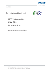 MDT Technologies RF JAL1UP.01 Technisches Handbuch