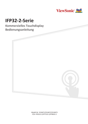 ViewSonic IFP7532-2 Bedienungsanleitung