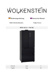 Wolkenstein WFD 410 A++ NF BG Bedienungsanleitung