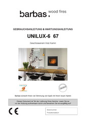 barbas UNILUX-6 67 Gebrauchsanleitung & Wartungsanleitung